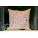 Little Flowers - Birth Announcement Pillow